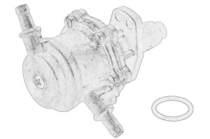 Pompa mecanica combustibil potrivita ATLAS AR 30, AR 35, AR 35 SUPER, AR 40; JCB 110, 180, 801, 8025, 8025 CST, 8025 ZTS, 8026 CTS, 8030 ZTS, 8032 ZTS, 8035 ZTS, 8060, 8080