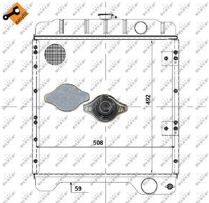 Radiator motor cu rama potrivit CASE IH 5120, 5120 A, 5130, 5130 A, 5140, 5140 A, 5150, 5220, 5230, 5240, 5250 - Img 3