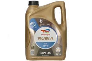 Ulei motor RUBIA TIR (5L) 10W40 API CF; ACEA E4; E7; DAF; DTFR 15B120; MACK EO-N; MAN 3277; RENAULT RLD-2; RENAULT RXD; SCANIA LDF-3; VOITH CLASS A; VOLVO VDS-3