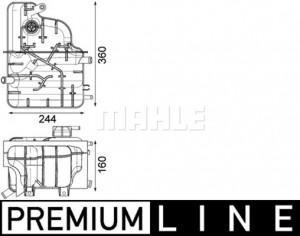 Vas expansiune lichid racire JOHN DEERE 6000, 7000 - Img 3