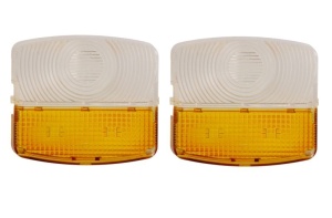 Cadru indicator Dreapta/Stanga (alb/portocaliu, cantitate per impachetare: 2pini, pret pt: 2pini) potrivit Case IH 48,48 A, 52 2WD, 52 4WD, 58,58 A, 63 2WD, 63 4WD, 68,68