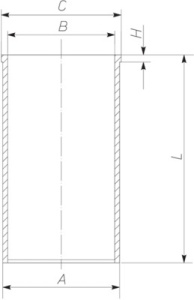 Camasa cilindru potrivit URSUS 3514, 360 3P; AHLMANN AL7, AL7C, AL7D, AL7G, AL8, AL8C, AL8CS, AS7C, AS7CS; ALBAJAR 08, 10, 14T, 304, 366, 3000, 420, 4300, 4306, 4360 (91, 48mm)