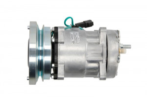 Compresor aer conditionat 24V potrivit CATERPILLAR 924G, 928G, 930G, 950G, 953B, 962G, 973C; DAF FA 85.340, FA 85.360, FA 85.380, FA 85.410, FA 85.430, FA 85.460, FA 85.480 (R134a)