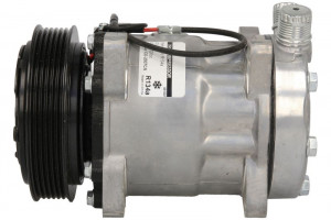 Compresor aer conditionat potrivit NEW HOLLAND 5640, 5640 SL, 5640 SLE, 6640, 6640 O, 6640 SL, 6640 SLE, 7740, 7740 O, 7740 SL, 7740 SLE, 7840, 7840 SL, 7840 SLE, 8240, 8240 SL (R134a)