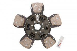 Disc ambreiaj ceramica potrivit AGRIFULL 55-46, 65-46, 55-66, 60, 80, 70, 75, 50, 90, 95, 85; CASE IH 65 A, JX70, JX75, 75, 75 MAXXIMA, 80, 80 2WD, 80 4WD (280mm, numar adaptori: 6) - Img 2