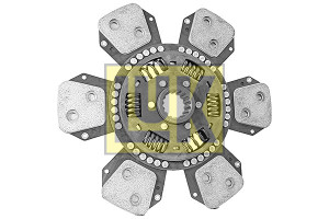 Disc ambreiaj ceramica potrivit CASE IH 115, 125, 115 MAXXUM, 115 MAXXUM X, 115 PRO; NEW HOLLAND T6030, T6050, TS115A 2WD (348mm, numar adaptori: 6) - Img 3