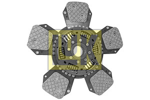 Disc ambreiaj ceramica potrivit CLAAS 240, 340, 350; DEUTZ FAHR 5100 C, 5100 G, 5105.4 G, 5110 C, 5115.4 G, 105, 410, 410 SIX, 100, 100 C, 100 ECOLINE, 420 (327mm, numar adaptori: 5) - Img 2