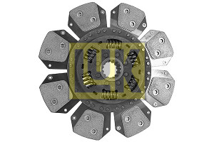 Disc ambreiaj ceramica potrivit LANDINI 65 F, 65 GT, 65 L, 65 V, 6560 DT, 6560 V, 6860 DT, 6860 R, 6865 EVOLUTION, 6870, 6880, 75 F, 75 GT, 75 L, 75 V, 7560, 7860 (310mm, numar adaptori: 8) - Img 2