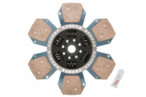 Disc ambreiaj ceramica potrivit LINDNER 100, LS 103; PRONAR 5110, 5115, 5310, 5315 (327mm, numar adaptori: 6) - Img 2