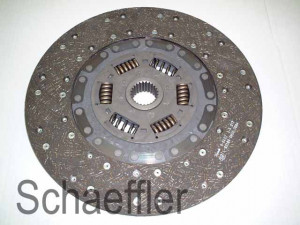Disc ambreiaj organic potrivit DEUTZ FAHR 100; HUERLIMANN 910.6; LAMBORGHINI 1060; SAME 100.6 (350mm profil complet)