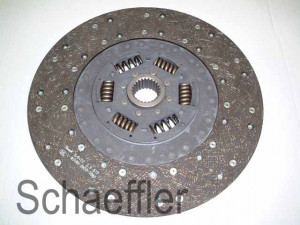 Disc ambreiaj organic potrivit DEUTZ FAHR 100; HUERLIMANN 910.6; LAMBORGHINI 1060; SAME 100.6 (350mm profil complet) - Img 2