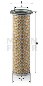 Filtru aer potrivit FENDT 512 CA FAVORIOT, 514 CA FAVORIT; ZETOR 10145, 10245, 11245, 16245, 16245.S, 8245, 9145, 9245; AG CHEM 2004; AKERMAN H10, H10B, H10LC, H10M, H10MB, H11, H11B, H12 - Img 3