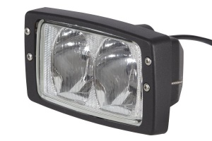 Lampa de lucru; Double-Beam FF (H3,12/24V, 55W, 2300lm 250mmx102mmx95mm) potrivita John Deere 6650,6750,6850,6950; Massey Ferguson 5410, 5420, 5425, 5430, 5435 si alte - Img 2