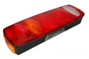 Lampa spate Stanga (P21/5W/P21W/R5W, 12/24V, portocaliu/rosu/transparent, cu indicator, lampa anti-ceata, lampa mers inapoi, cu lumini frana, lumini parcare/pozitie, cu iluminare numar de inmatricular - Img 3