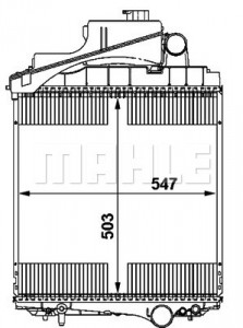 Radiator motor cu rama potrivit JOHN DEERE 6020, 6020 SE, 6120, 6220, 6320, 6420, 6420 S, 6520, 6620, 6820, 6920, 6920 S - Img 4