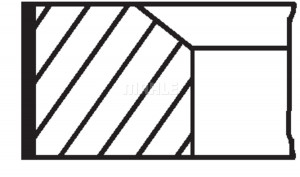 Set segmenti piston 1004-4; 1006.6 potrivit URSUS 3822, 3824; CLAAS 907, 925; FIATALLIS TL645H; JCB 1400B, 1550B, 214, 3C, 3CX, 3D, 425, 505-22, 506-36, 520, 520 S, 520-55 (100 2, 5-2, 5-4)