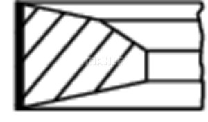 Set segmenti piston potrivit CASE IH 135, 150, 165, 180; FIAT M135, M160; FIATAGRI G 170, G 190, M135, M160; FORD 4630, 6610 S, 6810 S, 8260, 8360, 8560, 8670, 8770 (111, 76 3, 19-2, 38-4, 75)