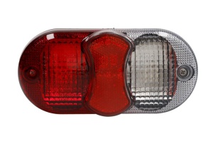 Stop Dreapta (P21/5W/PY21W, 12/24V, alb/rosu, cu indicator, cu lumini frana, lumini parcare/pozitie)