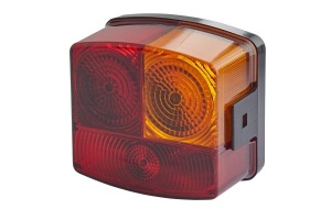 Stop Dreapta potrivit FENDT 200 S FARMER, 200 SA FARMER, 200 V FARMER, 200 VA FARMER (P21W/R10W, 12V, galben/rosu, cu indicator, cu lumini frana, lumini parcare/pozitie, fara reflector) - Img 2