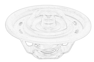 Termostat lichid racire URSUS 4512, 4514; FORD 5000; LANDINI 65, 65 F, 65 FP, 65 GE, 65 GT, 65 GTP, 65 L, 65 LP, 65 V, 6505, 6530 F2, 6530 F4, 6530 L4, 6530 V2, 6530 V4, 6550, 6560, 6560 DT