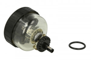 Clarificator filtru combustibil potrivit JCB 3CX; MASSEY FERGUSON 135, 145, 155, 158, 165, 1100, 1130, 400, 410, 415, 500, 510, 520, 525, 530, 530 S, 560, 565, 620, 625, 660, 740, 750, 765