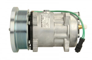 Compresor aer conditionat 24V potrivit CATERPILLAR 345B, 365B, 992G (R134a)