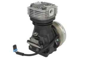 Compresor, capacitate 159cm³, numar de cilindrii: 1, tip de racire: racire cu aer, cu scripete de antrenare potrivit JOHN DEERE (nou, cu cuplaj) - Img 2
