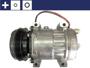 Compresor climatizare 12V potrivit CASE IH 105 A 2WD, 105 A 4WD, 105 C, 106 U, 115 A 2WD, 115 A 4WD, 115 U, 55 A 2WD, 55 A 4WD, 55 C, 65 A, 65 C, 75 A, 75 C, 85 A 2WD, 85 A 4WD (R134a)