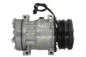 Compresor climatizare 12V potrivit CASE IH 110, 115, 120, 125, 130, 140; NEW HOLLAND 100ES, 110ES, TS100A 2WD, TS100A 4WD, TS110A, TS115A 2WD, TS115A 4WD, TS125A 2WD, TS125A 4WD (R134a) - Img 3