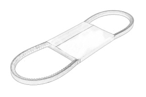 Curea transmisie (PK975) potrivit ATLAS AR 30, AR 35, AR 35 SUPER, AR 40; JCB 8025, 8025 CTS, 8025 ZTS, 8026 si alte modele
