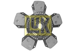 Disc ambreiaj ceramica potrivit CLAAS 240, 340, 350; DEUTZ FAHR 5100 C, 5100 G, 5105.4 G, 5110 C, 5115.4 G, 105, 410, 410 SIX, 100, 100 C, 100 ECOLINE, 420 (327mm, numar adaptori: 5)