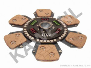 Disc ambreiaj ceramica potrivit DEUTZ FAHR 80, 90; HUERLIMANN 478 PRESTIGE, 478.4, 488 T PRESTIGE, 95 TRADITION, 85, 85 T, 85 TB, 95, 95 T, 95 TB, 105, 110, 908 (330mm, numar adaptori: 6) - Img 2