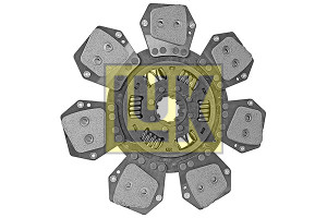 Disc ambreiaj ceramica potrivit FORD 5000, 5100 4WD, 5110 2WD, 5200, 5340, 5550, 5600, 5610 4WD, 5640, 5640 SL, 6410 2WD, 6600 4WD, 6610 4WD, 6610 O, 6610 S, 6640 (321mm, numar adaptori: 7) - Img 2