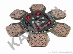 Disc ambreiaj ceramica potrivit JOHN DEERE 1641, 2040S, 2140, 2140DT, 2141, 2251, 2251N, 2351, 2355N, 2541, 2555, 2650, 2650F, 2651, 2750 2WD, 2750 4WD, 2755 (328mm, numar adaptori: 6) - Img 3