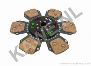 Disc ambreiaj ceramica potrivit LINDNER 100, LS 103; PRONAR 5110, 5115, 5310, 5315 (327mm, numar adaptori: 6) - Img 3