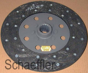 Disc ambreiaj organic potrivit DEUTZ FAHR 4.10, 6.10, 85 2WD, 85 4WD, 90 2WD, 90 4WD (280mm profil complet)