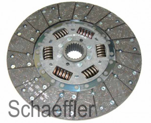 Disc ambreiaj organic potrivit VALMET 605, 655, 705, 755, 805, 855, 905, 8100, 6000, 6100, 6200, 6300, 6400, 6600, 6800, 6900, 8000; VALTRA N 101, N 111, N 91 (327mm profil complet)