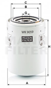 Filtru combustibil potrivit FENDT 307 CI FARMER 2WD, 307 CI FARMER 4WD, 308 CI FARMER, 309 CI FARMER; AHLMANN AS150; ATLAS XAS 186 C2, XATS 156 C2; BOMAG BW211D-40, BW211PD-40 (insurubat) - Img 3