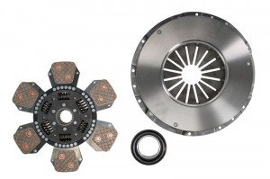 Kit ambreiaj 350mm potrivit HUERLIMANN 6135 XB, 115, 130, 913; LAMBORGHINI 135, 1300, R 5.115, R 5.130; SAME 110, 130, 115 (cu rulment) - Img 2