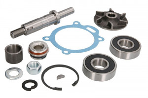 Kit reparare pompa de racire, articulatie sferica; garnitura/simering; inel; manson; piulita; rotor fund; rulmenti; saiba potrivit URSUS 4512, 4514; AHLMANN AS7C, AS7CS; AKTIV FISCHER M 800