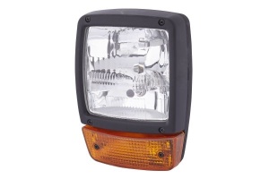 Lampa frontala Dreapta/Stanga (H3/H7/P21W/T4W, culoare insert: negru, culoare semnalizator: portocaliu) potrivita KRAMER; WEIDEMANN - Img 2