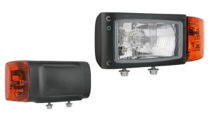 Lampa frontala Stanga (H4/P21W/T4W, manual, culoare semnalizator: portocaliu)