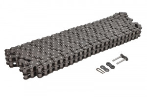 Lant 19.05 (3.4) x12, 07x11, 68, oțel ÅŸir, randurile 2, 5m lungime, standard de Marea Britanie, Octal placă (pas x diametru x inaltime cu role role), RS12B-2 / Tsubaki /.