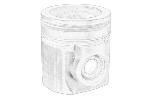 Piston (diametru 103mm) 444, JCB TM 310
