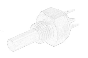 Senzor temperatura lichid racire (numar pini: 3) 1104; 1106, URSUS 10014 H, 11024,7524,8014 H, 9014 H, 9024,380,380 M, 6024; ZETOR 75 (Z 7421/41) 2WD, 75 (Z 7421/41)