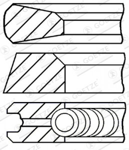 Set segmenti piston 2,94-2,55-231) potrivit IVECO MK, P/PA-HAUBENFAHRZEUGE; FENDT 200, 300, GT, GTA; CARRARO 3000, 6,1000, X.1000; DEUTZ FAHR 10000, 2000, 3000 6R1100C30-F6L913 (102mm (STD)