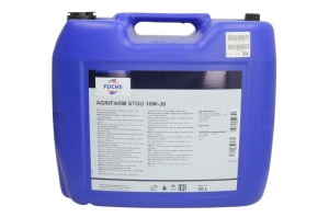 Ulei multifuncțional AGRIFARM (20L) 10W30 (STOU) API CD; CE; GL-4; AFNOR NF E 48-603 HV; CASE MS 1207; CASE MS 1209; FORD M2C48 C3; FORD M2C86 B; SAE J300; SAE J306