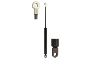 Amortizor capota potrivit MASSEY FERGUSON 6000 6445 (DYNA)/6455/6460/6465/6470/6475/6480/6485/6490/6495/6497/6499 (6/15H, L max-305mm, L min-180mm, cursa-120mm, putere de aruncare 300N)