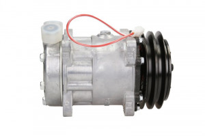 Compresor aer conditionat 12V potrivit CASE IH 70 2WD, 70 4WD, 80 2WD, 80 4WD, 90 2WD, 90 4WD, 95 2WD, 95 4WD; FIAT 140-90 DT, 160-90 DT, 180-90 DT, F 100, F 110, F 115, F 120 (R134a) - Img 4
