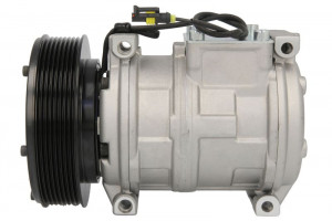 Compresor aer conditionat 12V potrivit JOHN DEERE 300D, 310D, 315D, 410D, 4700, 510D, 5220, 5320, 5320N, 5420, 5420N, 5520, 5520N, 7600, 7610, 7700, 7800, 7810, 8100, 8110 (R134a)